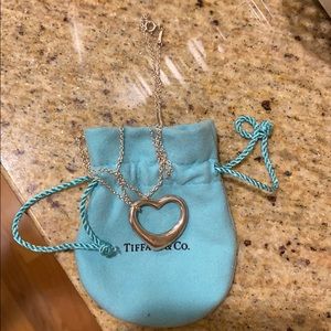 Tiffany and Co large heart necklace
